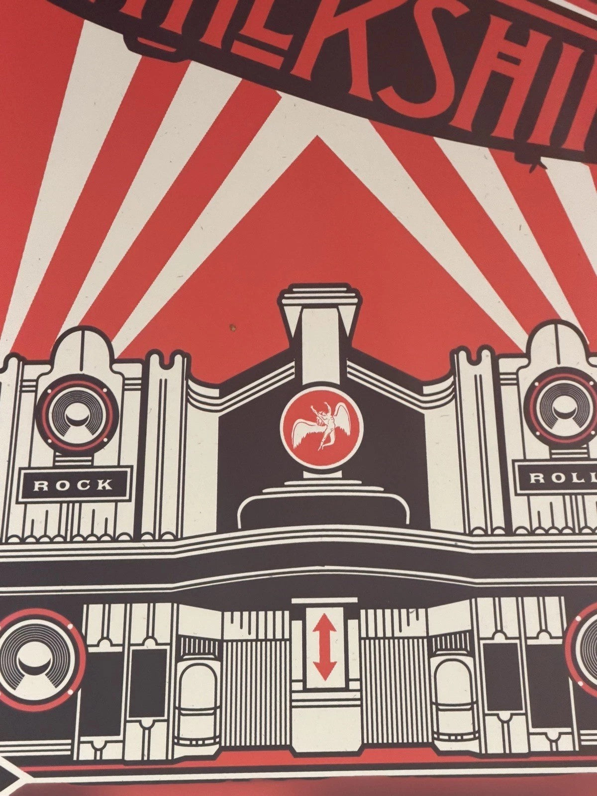 Shepard Fairey Led Zeppelin Mothership Signed Numbered Print 2007 Obey 171/450