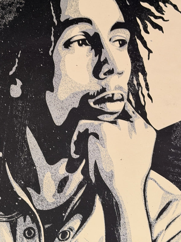 Shepard Fairey x Dennis Morris Bob Marley Dual Signed Print 2020 Obey 58/200