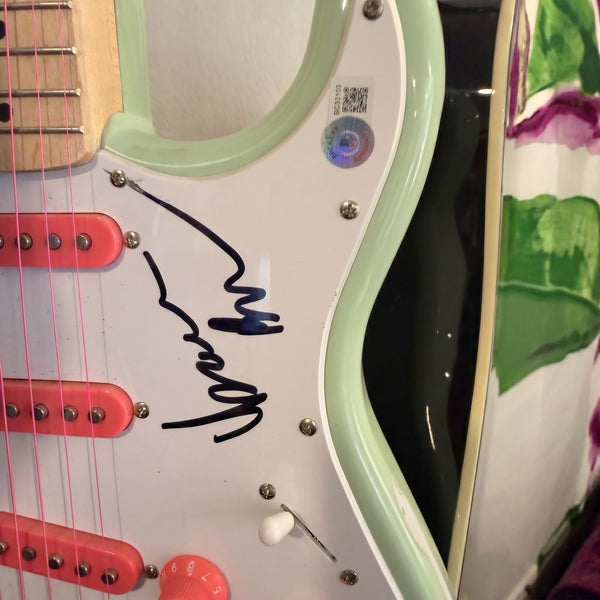 Isaac Brock Signed Mint Green Strat Guitar - JSA Authenticated Custom Model