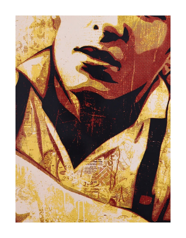 Shepard Fairey Strummer Canvas Print 2010 Signed Limited Edition Screen Print