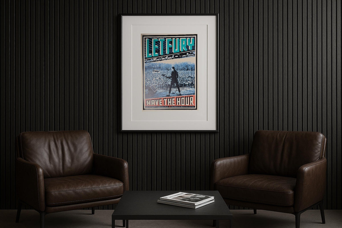 Shepard Fairey Let Fury Have the Hour Signed Print 2010 Joe Strummer OBEY Art