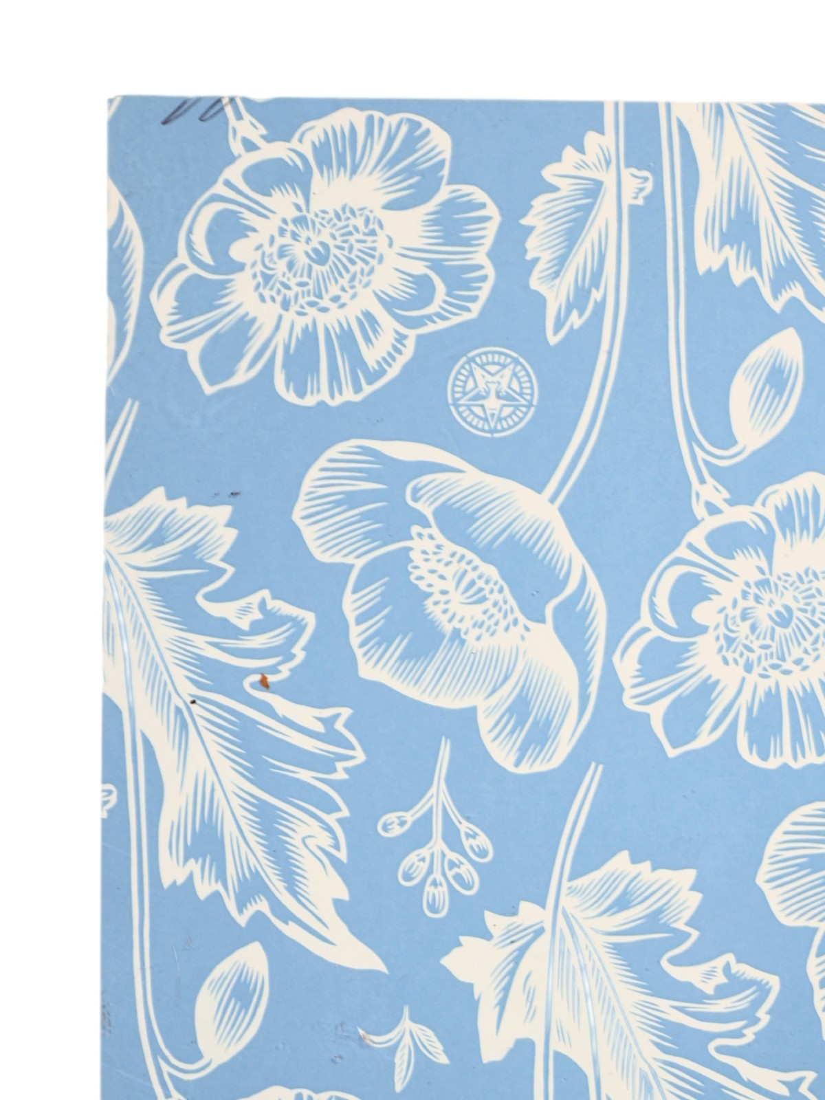 Shepard Fairey Sedation In Bloom (Blue and Baby Blue) Obey Giant Signed Print