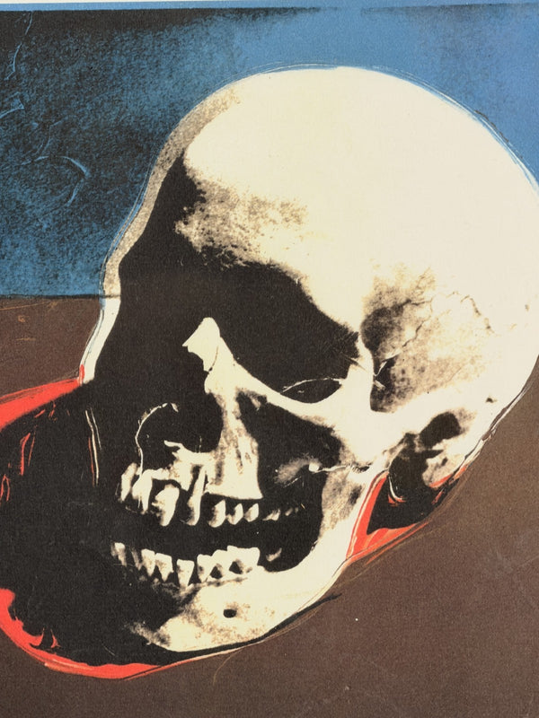 Andy Warhol Skull Numbered Edition 4179/5000 Plate-Signed FRAMED Pop Art Print