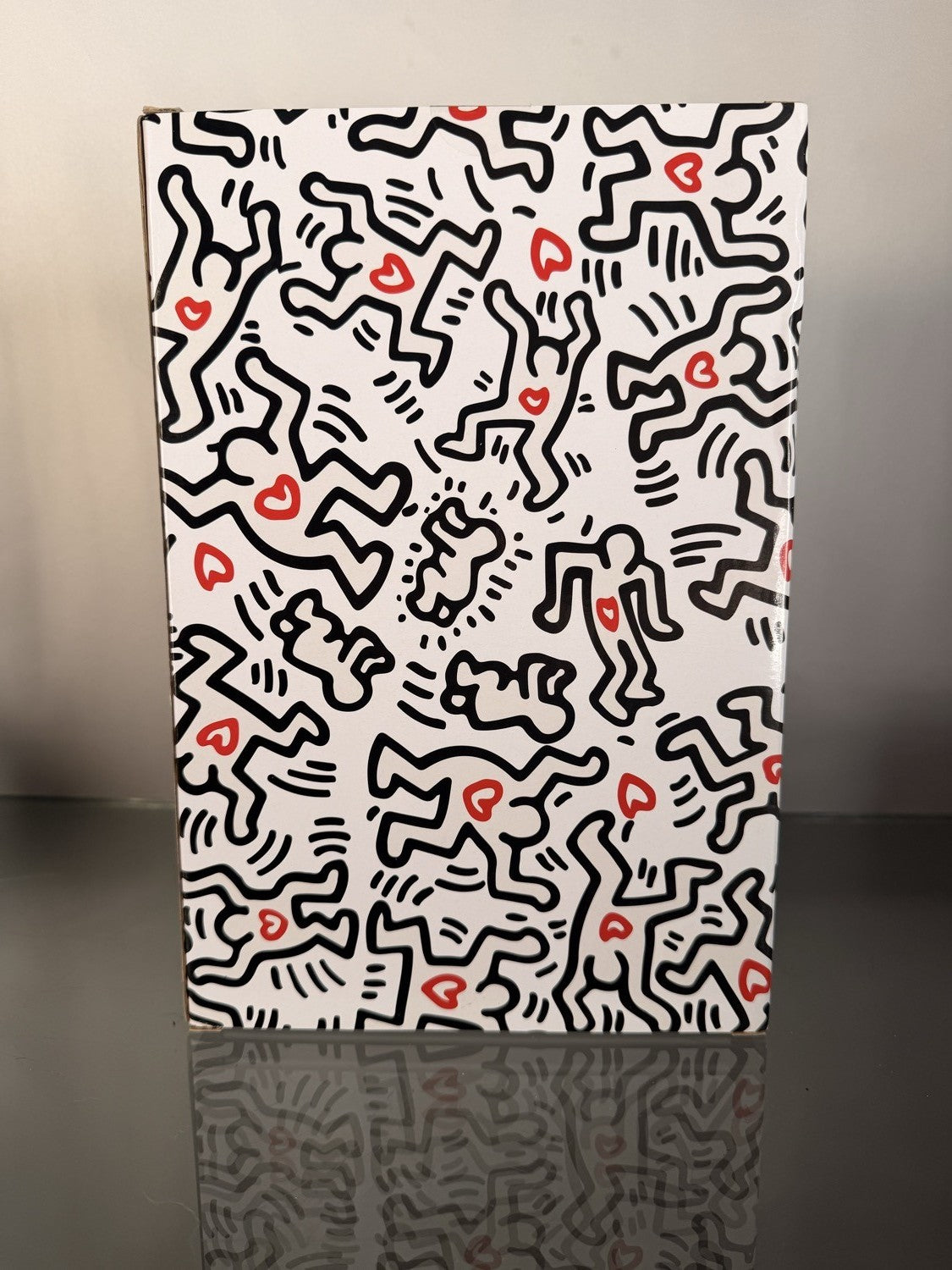 BE@RBRICK Keith Haring 400% + 100% Set Medicom Toy Bearbrick Foundation Art New