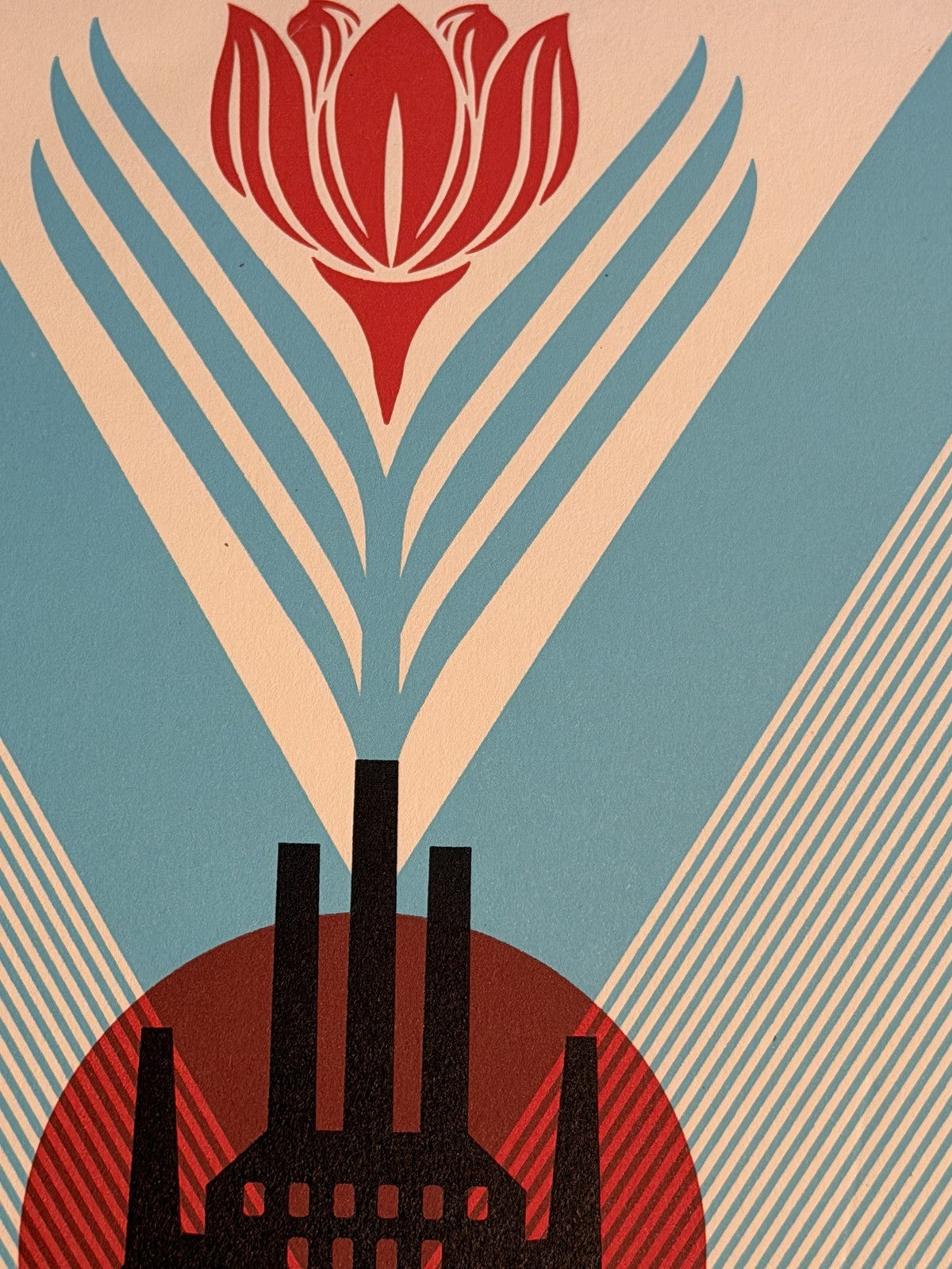 Shepard Fairey Green Power Factory Signed Numbered Letterpress OBEY 2023 /450