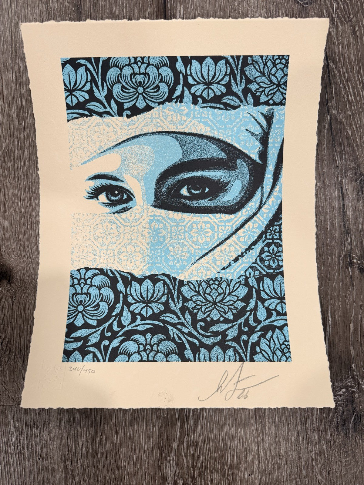 Shepard Fairey Not A Terrorist Signed Numbered 240/450 OBEY Street Art Print