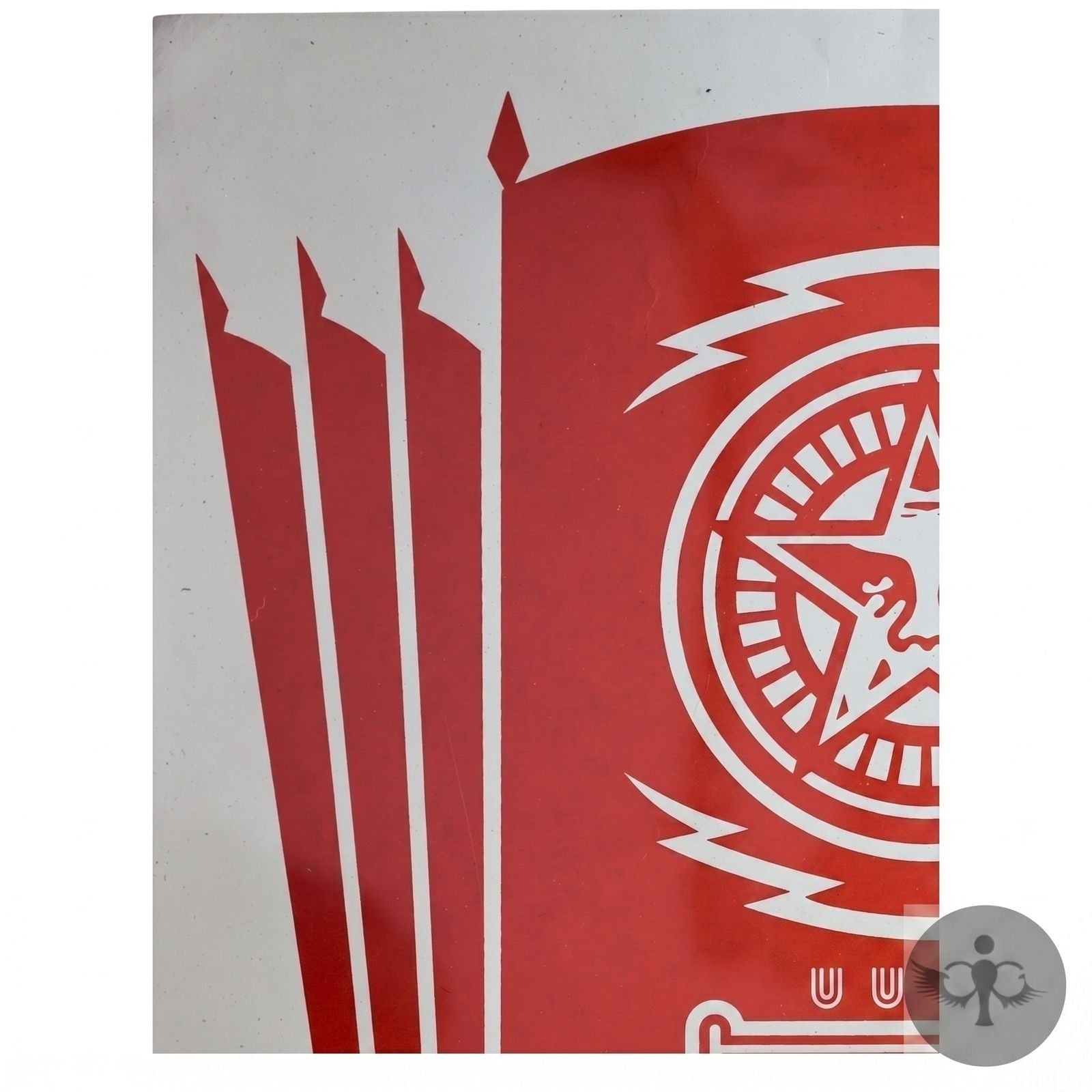 Shepard Fairey Chinese Banner Letterpress 2014 Obey Giant Signed Print - Gauntlet Gallery
