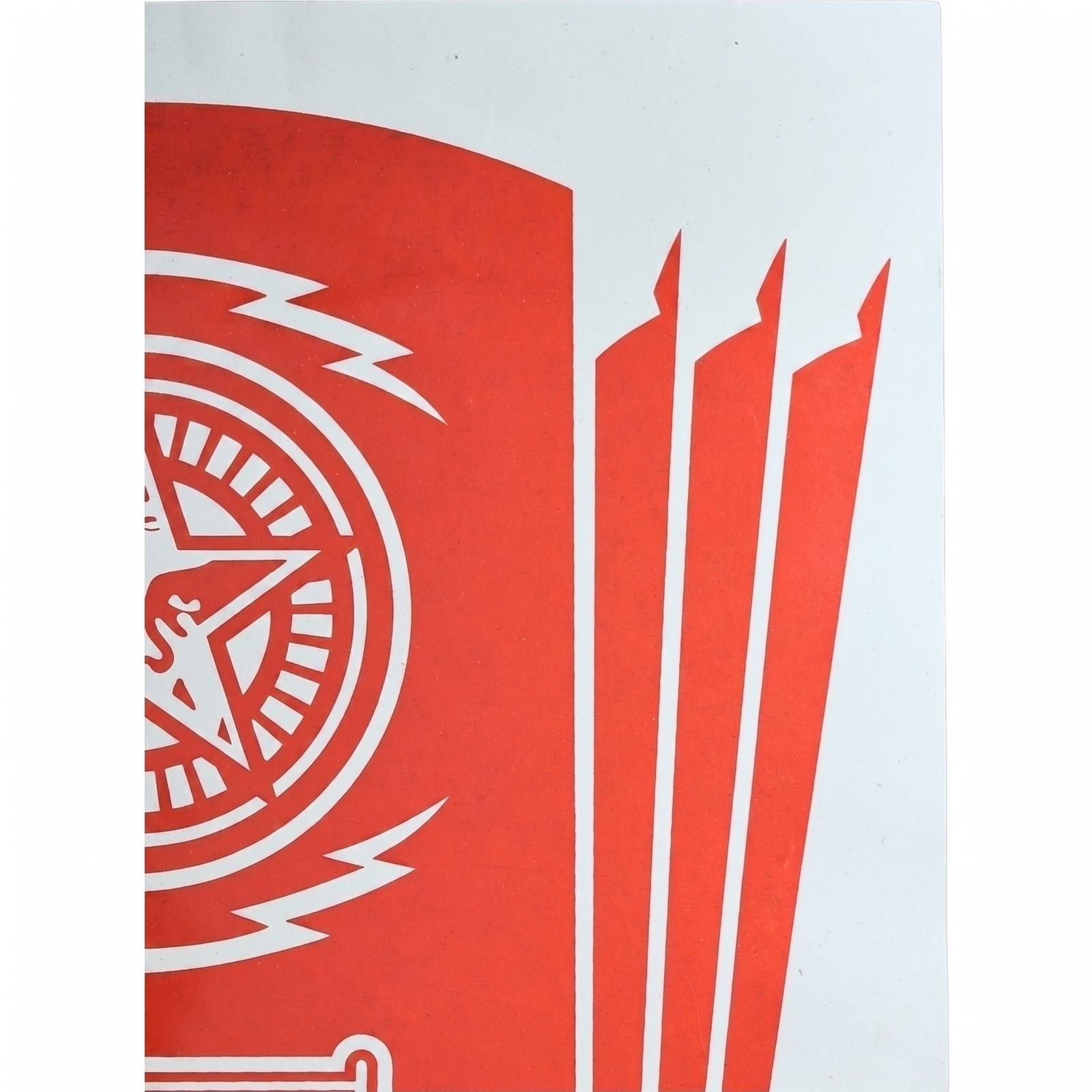 Shepard Fairey Chinese Banner Letterpress 2014 Obey Giant Signed Print - Gauntlet Gallery