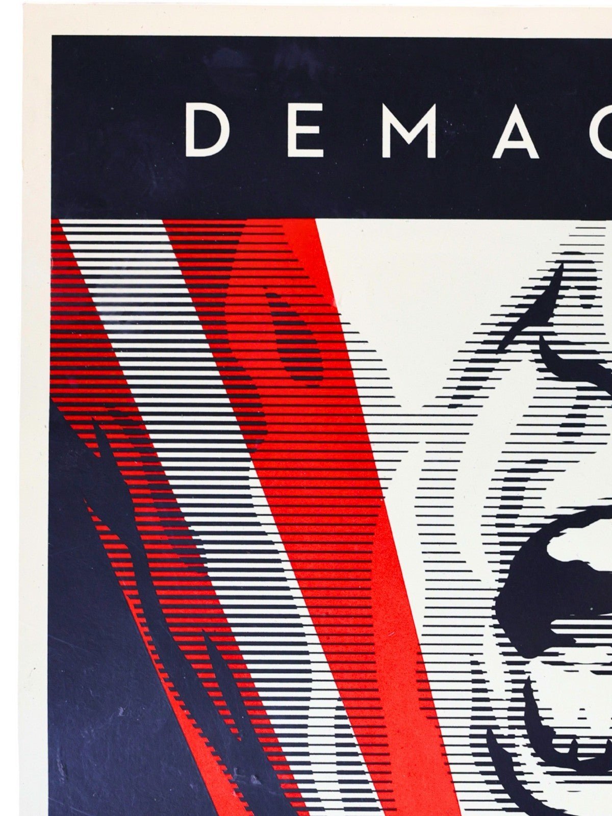 Shepard Fairey "DEMAGOGUE" 2016 Signed Limited Edition Screen Print 18x24 - Gauntlet Gallery