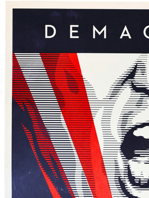 Shepard Fairey "DEMAGOGUE" 2016 Signed Limited Edition Screen Print 18x24 - Gauntlet Gallery