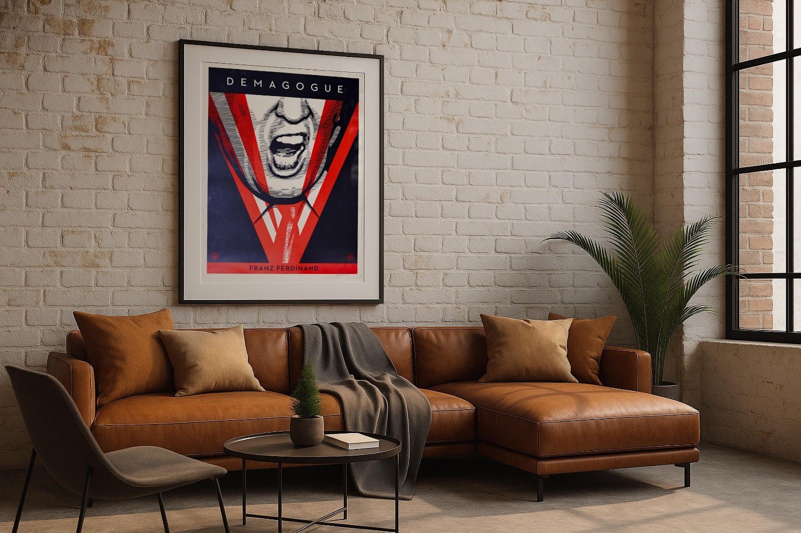 Shepard Fairey "DEMAGOGUE" 2016 Signed Limited Edition Screen Print 18x24 - Gauntlet Gallery