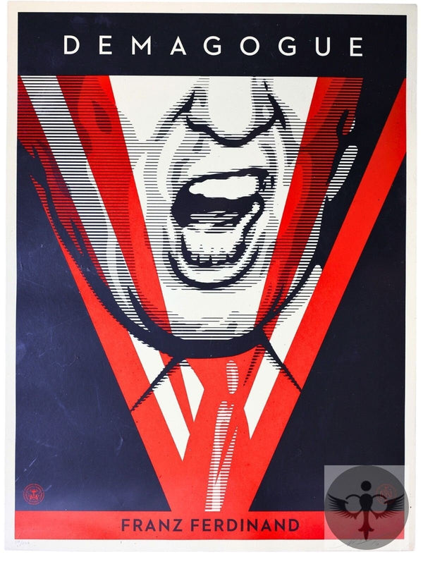 Shepard Fairey "DEMAGOGUE" 2016 Signed Limited Edition Screen Print 18x24 - Gauntlet Gallery