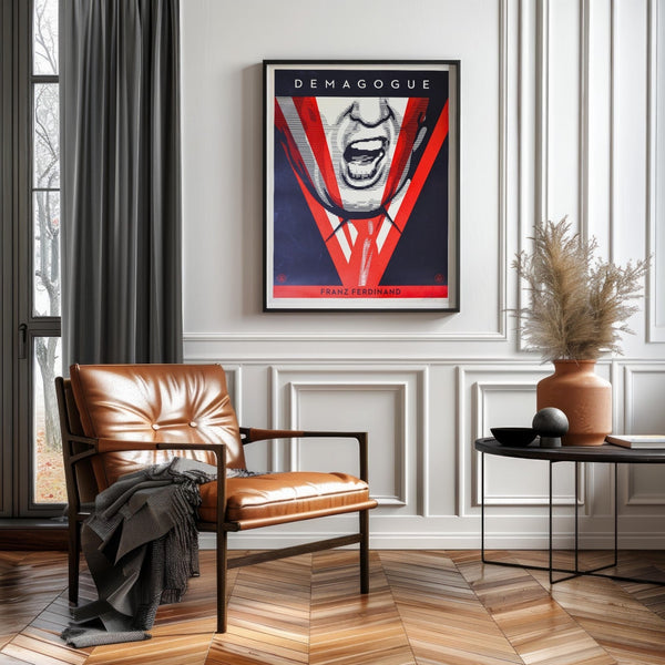 Shepard Fairey "DEMAGOGUE" 2016 Signed Limited Edition Screen Print 18x24 - Gauntlet Gallery