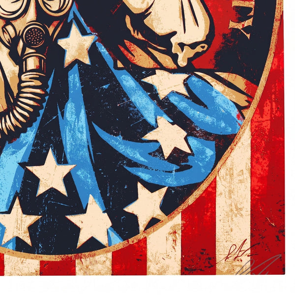 Shepard Fairey God Save the Queen Print 2012 Signed Edition 296/450 Obey Giant - Gauntlet Gallery
