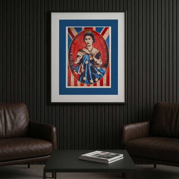 Shepard Fairey God Save the Queen Print 2012 Signed Edition 296/450 Obey Giant - Gauntlet Gallery