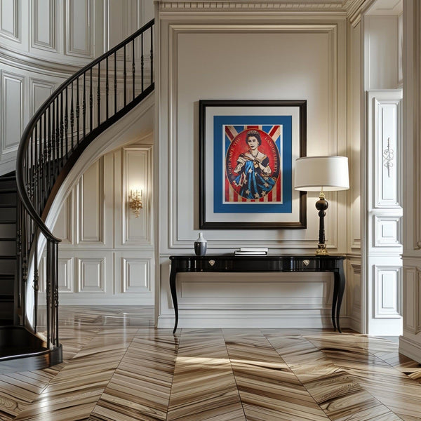 Shepard Fairey God Save the Queen Print 2012 Signed Edition 296/450 Obey Giant - Gauntlet Gallery