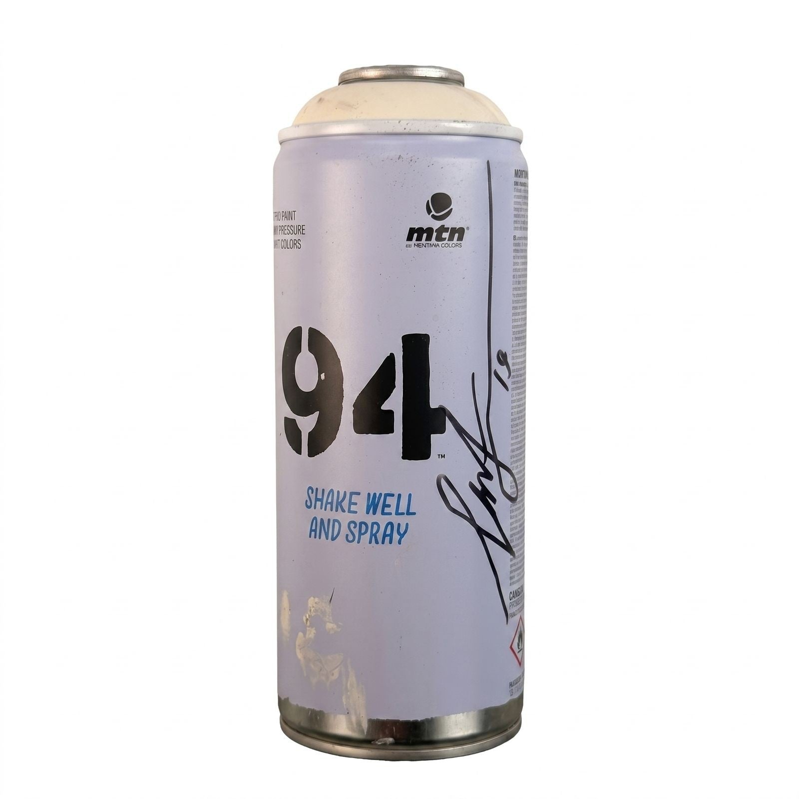 Shepard Fairey Hand - Signed MTN 94 Spray Can 2019 RARE Artist - Used Unique Item - Gauntlet Gallery