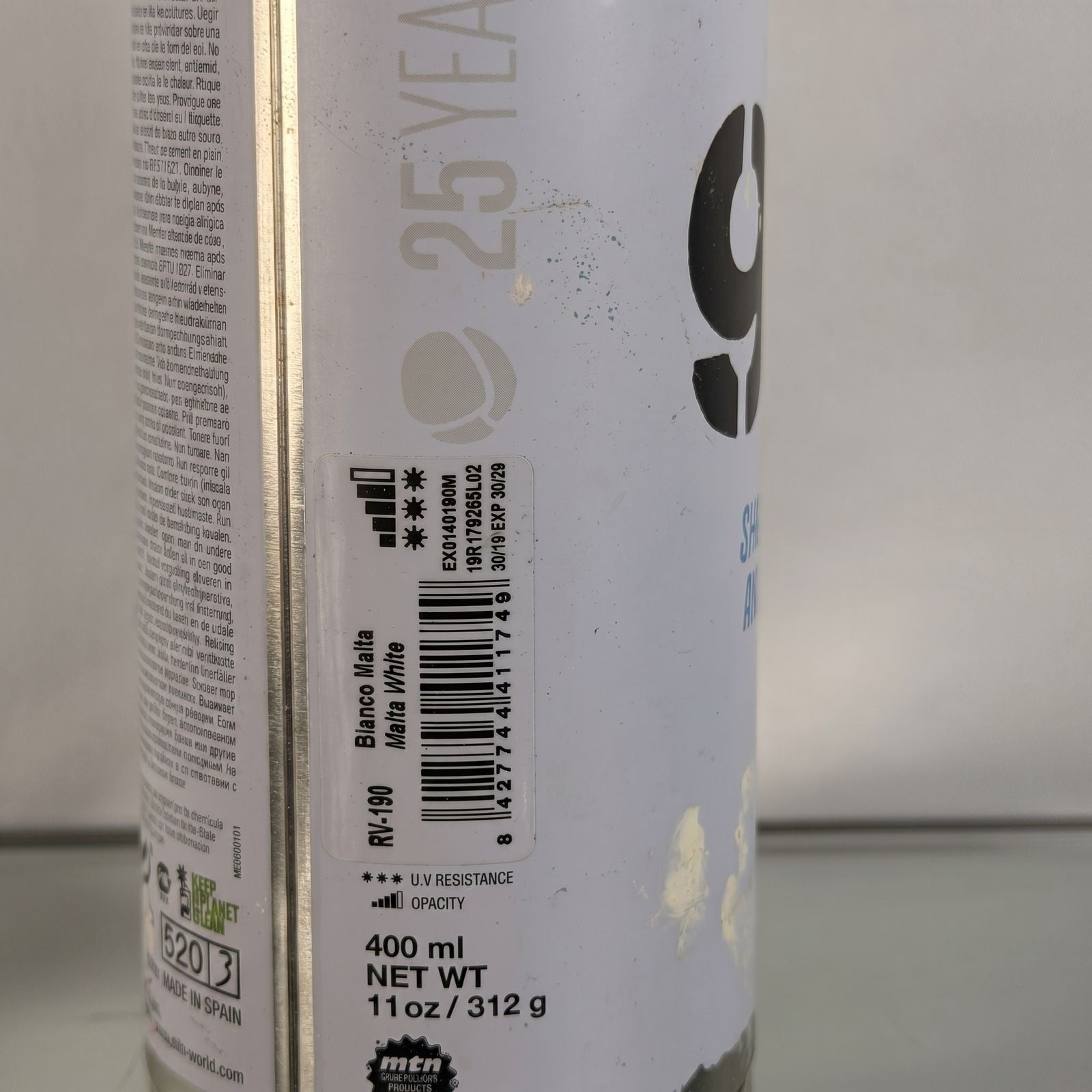 Shepard Fairey Hand - Signed MTN 94 Spray Can 2019 RARE Artist - Used Unique Item - Gauntlet Gallery