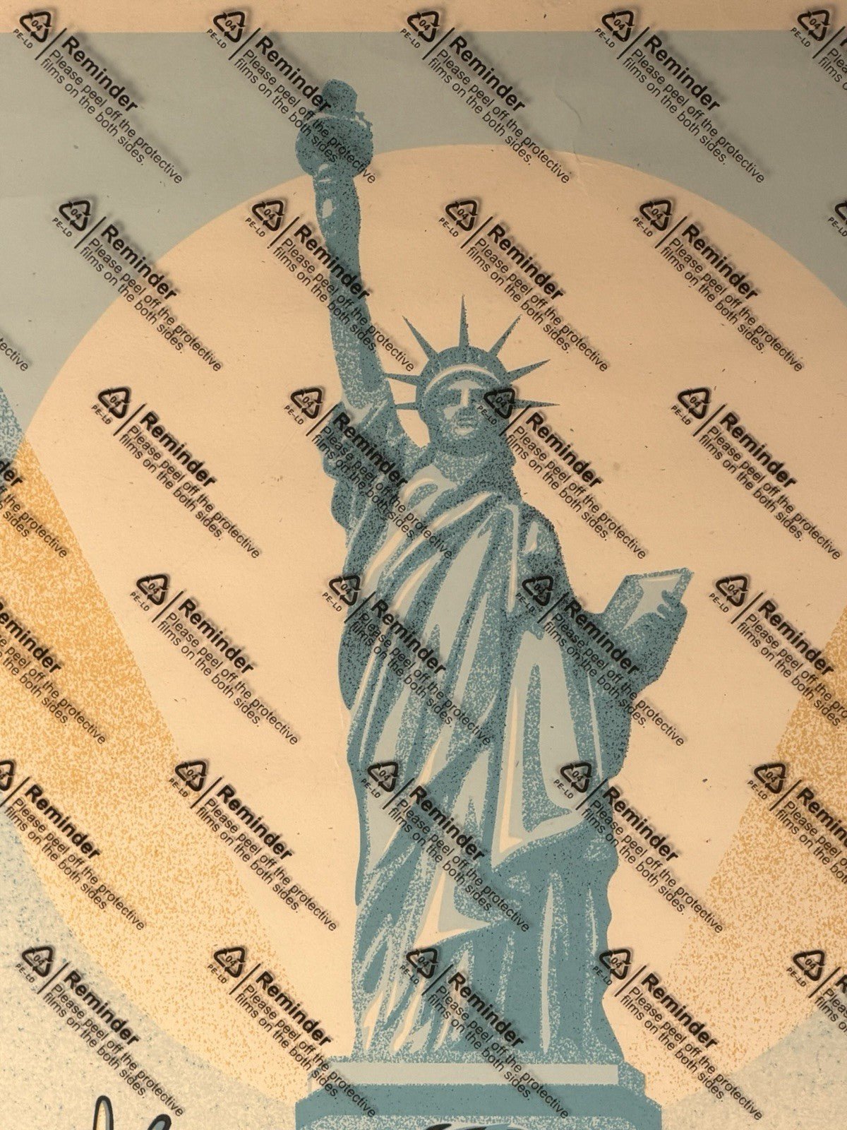 Shepard Fairey John Lennon NYC Peace Statue Liberty Signed OBEY Print 240/300 - Gauntlet Gallery