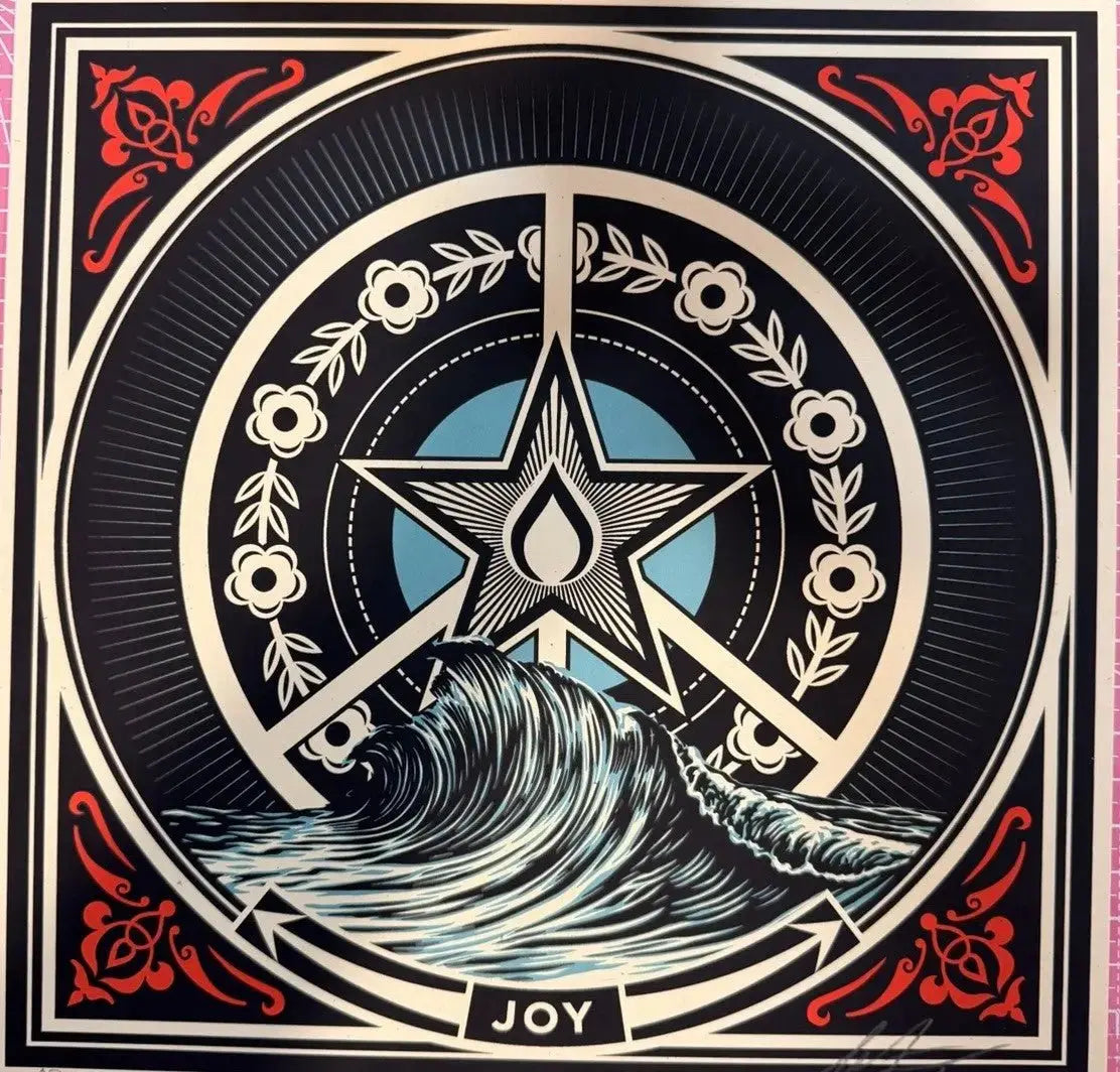 Shepard Fairey JOY Artist Proof AP Revolutionary Love 2021 Signed Print - Gauntlet GalleryGauntlet Gallery