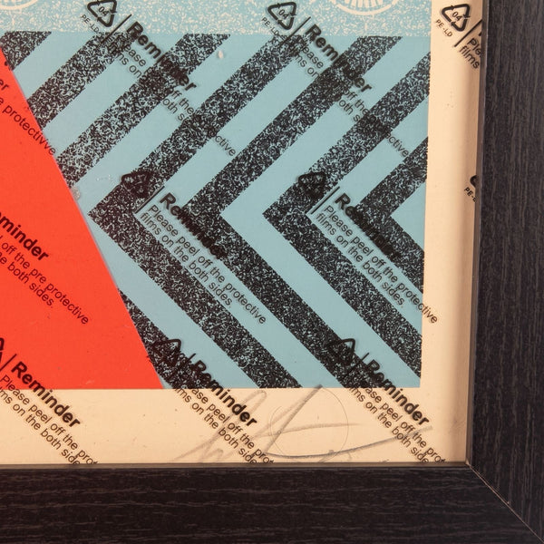 Shepard Fairey Lennon Peace Liberty Blue Signed Bob Gruen 240/300 OBEY 2023 - Gauntlet Gallery