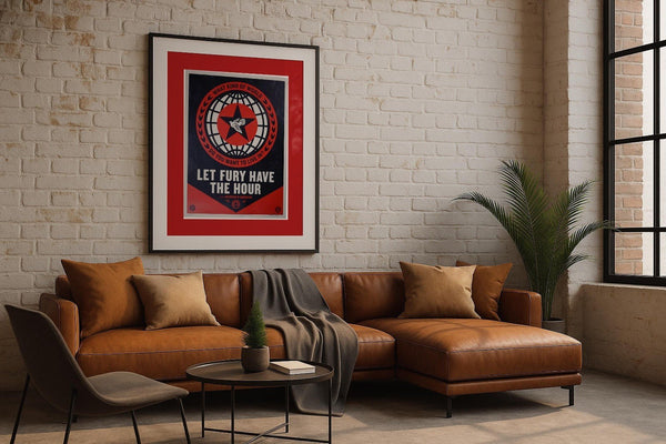 Shepard Fairey Let Fury Have the Hour Signed Limited Edition Film Poster 2013 - Gauntlet Gallery