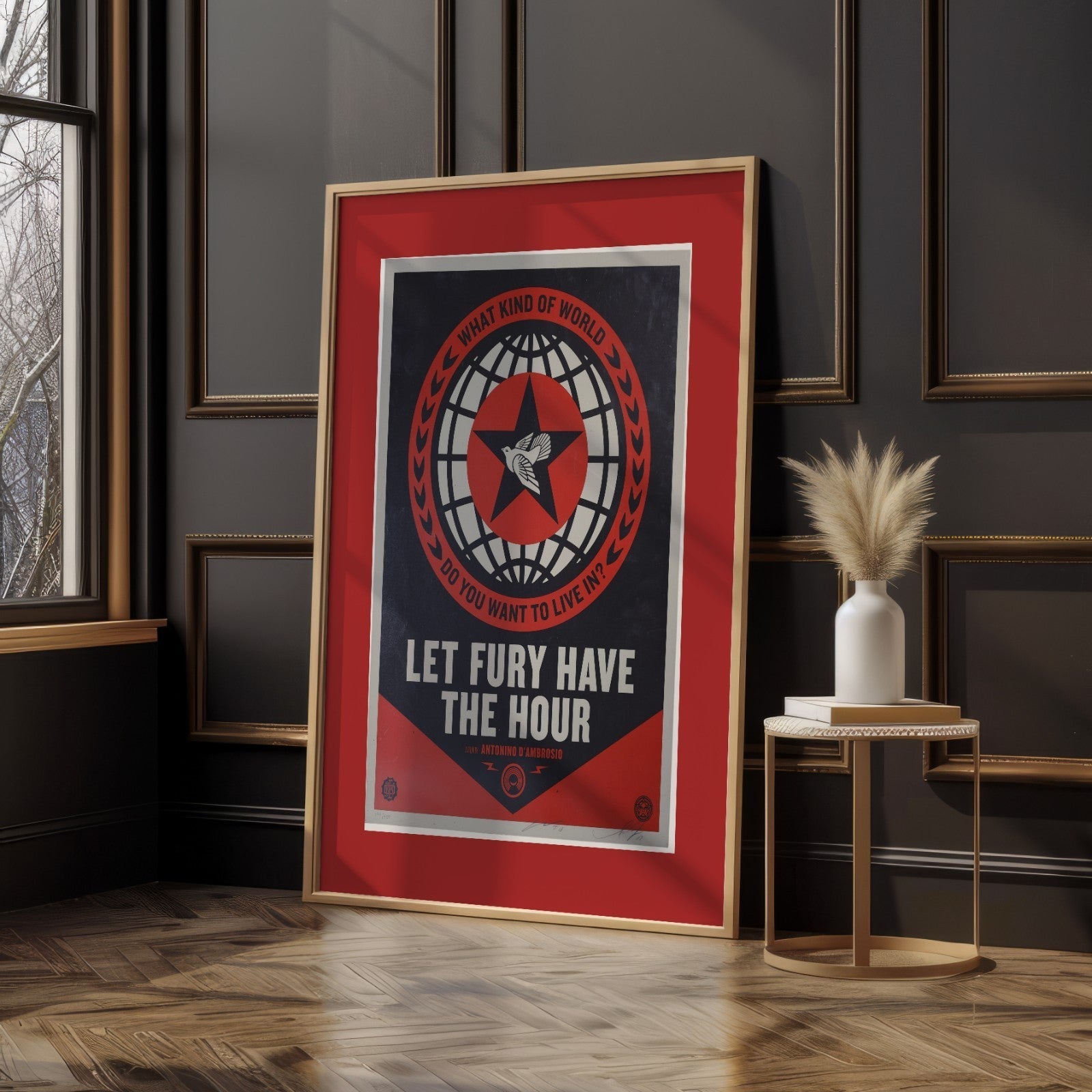 Shepard Fairey Let Fury Have the Hour Signed Limited Edition Film Poster 2013 - Gauntlet Gallery