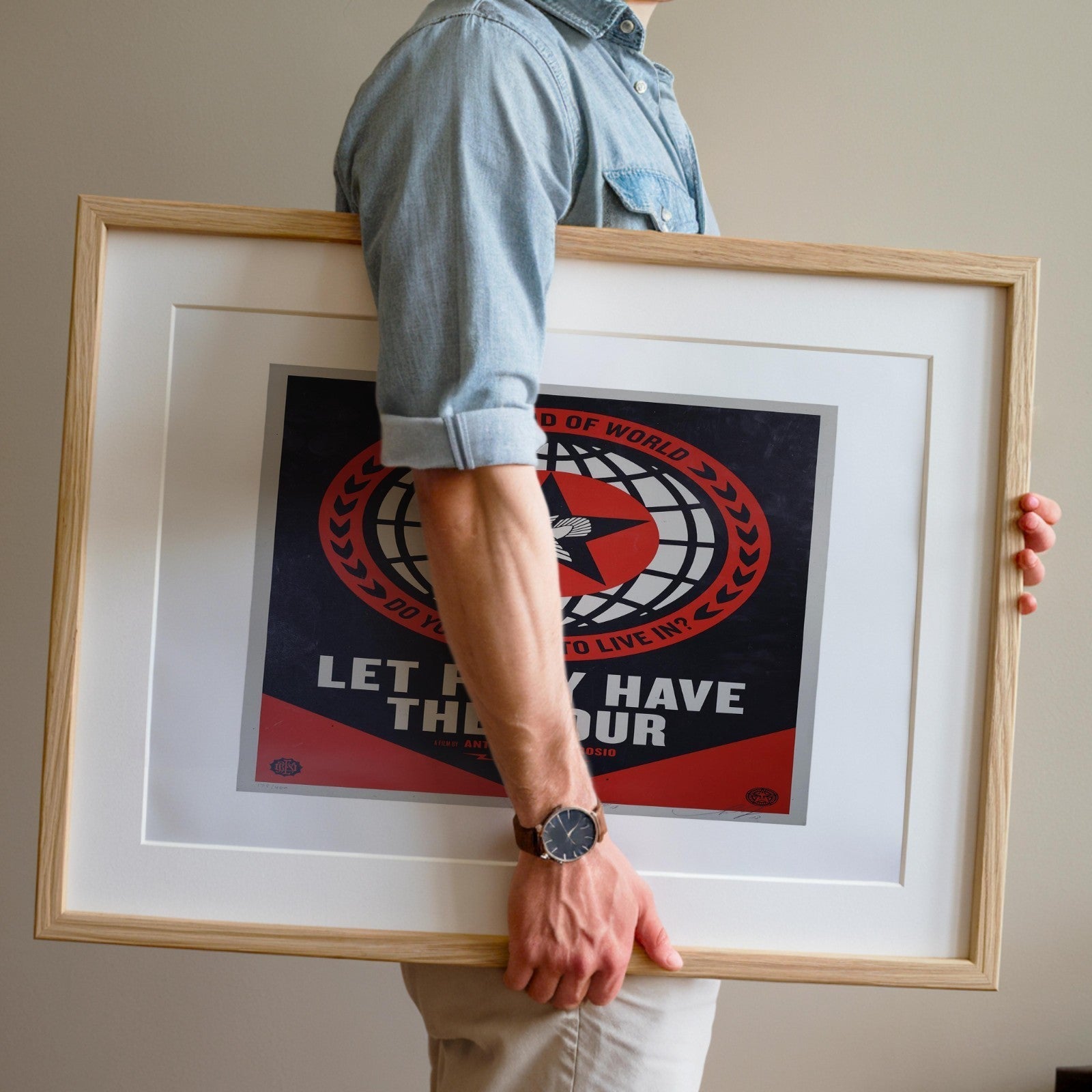 Shepard Fairey Let Fury Have the Hour Signed Limited Edition Film Poster 2013 - Gauntlet Gallery
