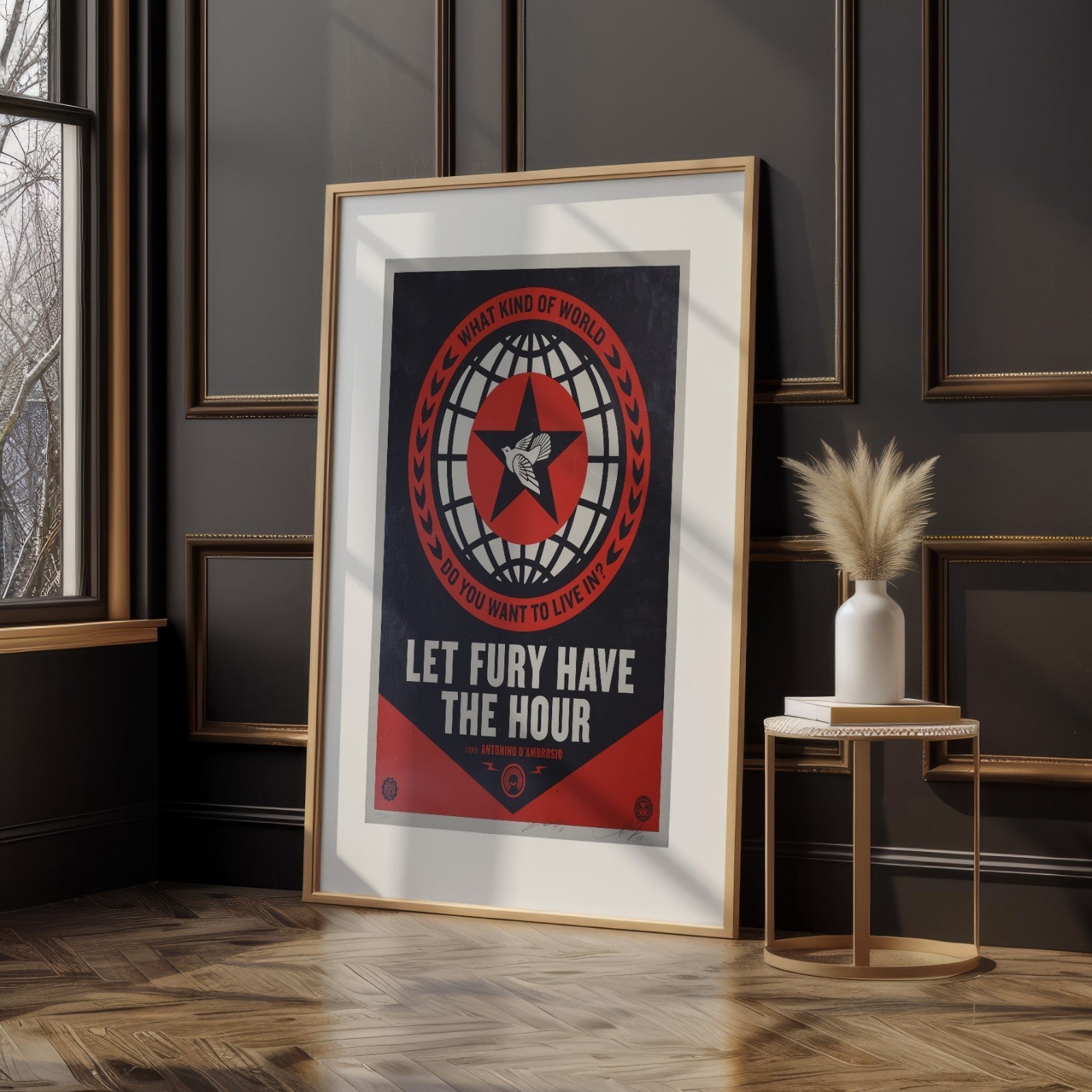 Shepard Fairey Let Fury Have the Hour Signed Limited Edition Film Poster 2013 - Gauntlet Gallery