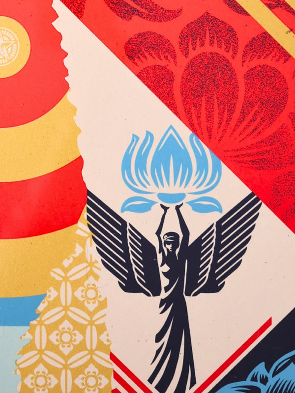 Shepard Fairey OBEY Factory Stacks Endless Power Screen Print S/N /350 2022 - Gauntlet Gallery