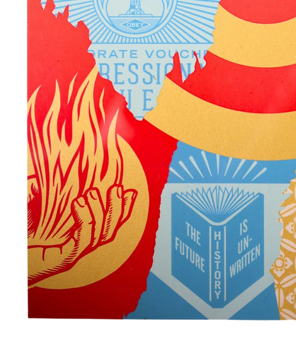 Shepard Fairey OBEY Factory Stacks Endless Power Screen Print S/N /350 2022 - Gauntlet Gallery