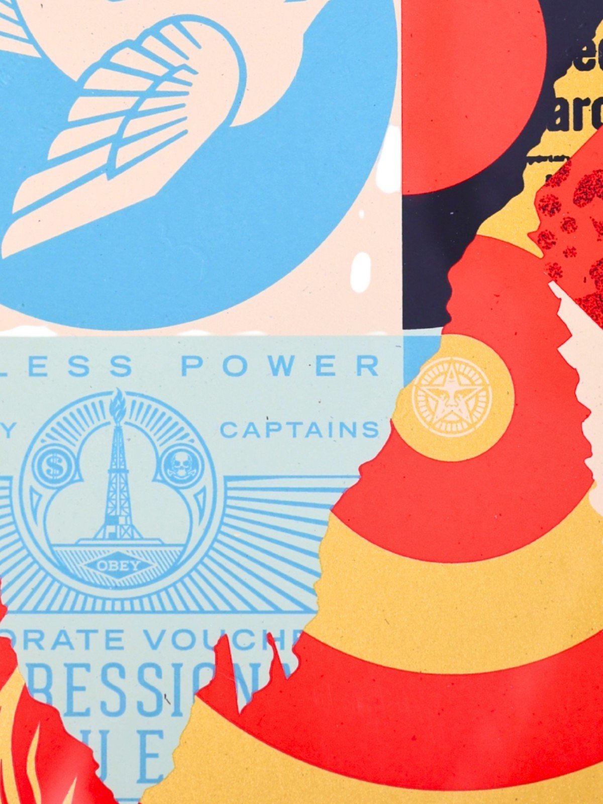 Shepard Fairey OBEY Factory Stacks Endless Power Screen Print S/N /350 2022 - Gauntlet Gallery