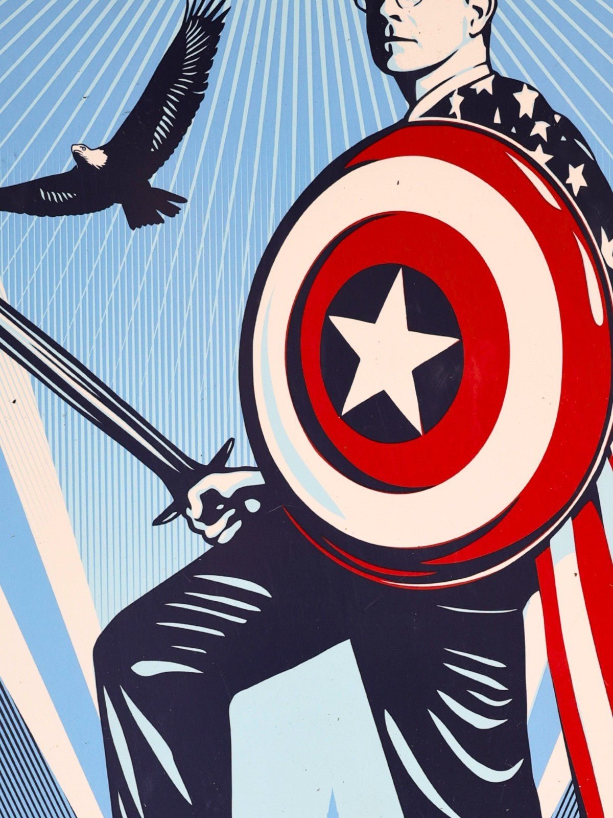 Shepard Fairey — OBEY Farewell to Freedom Stephen Colbert 2014 /500 - Gauntlet Gallery