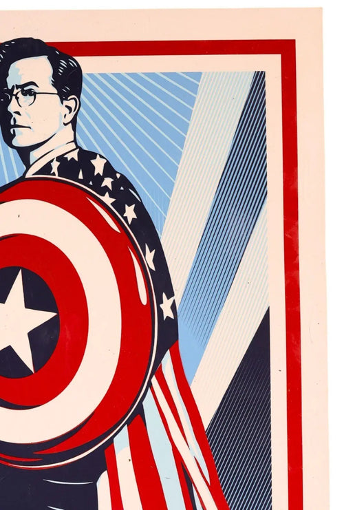 Shepard Fairey — OBEY Farewell to Freedom Stephen Colbert 2014 /500