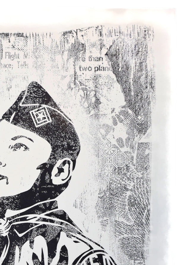Shepard Fairey OBEY Freedom of Choice 2017 Signed /400 Damaged Stencil - Gauntlet Gallery