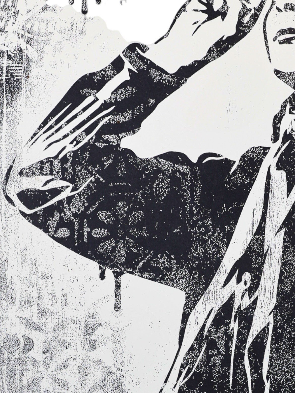 Shepard Fairey OBEY Freedom of Choice 2017 Signed /400 Damaged Stencil - Gauntlet Gallery