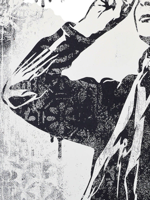 Shepard Fairey OBEY Freedom of Choice 2017 Signed /400 Damaged Stencil - Gauntlet Gallery