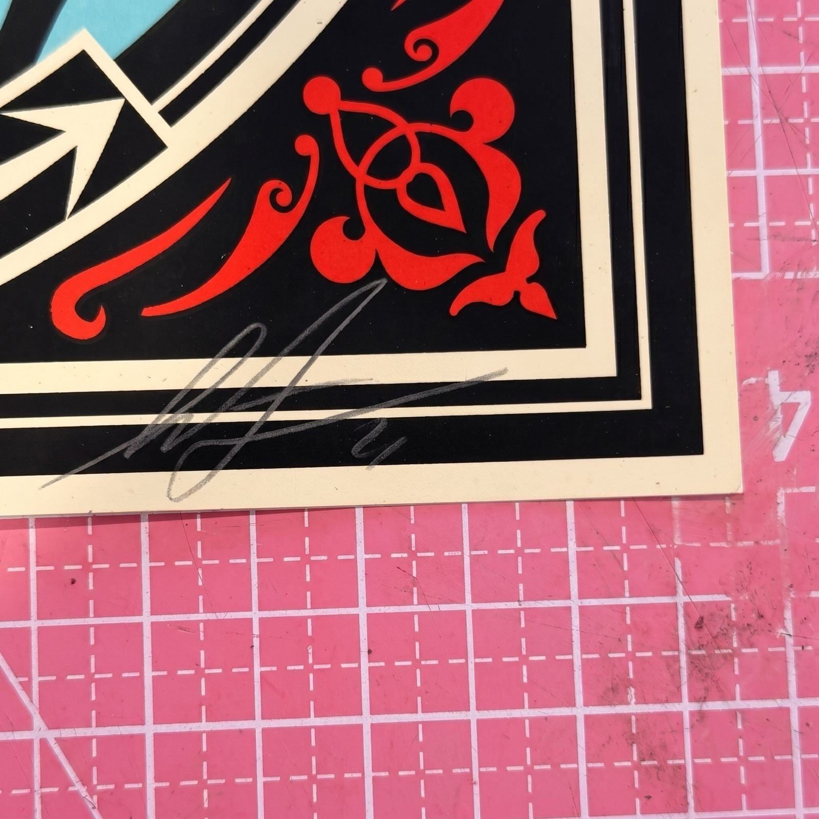 Shepard Fairey Obey Giant Listen AP 12.5” Revolutionary Love Series Print - Gauntlet Gallery
