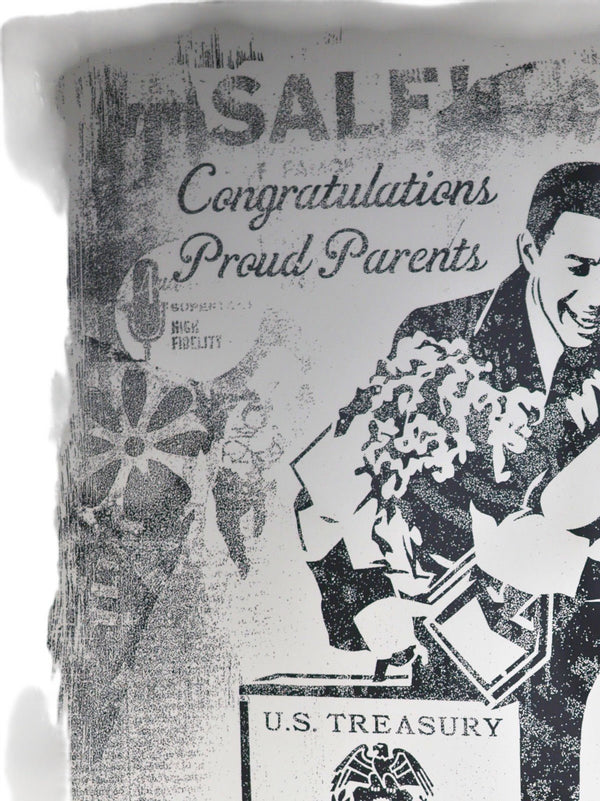 Shepard Fairey OBEY Proud Parents Damaged Stencil 2017 Offset S/N 46/400 - Gauntlet Gallery