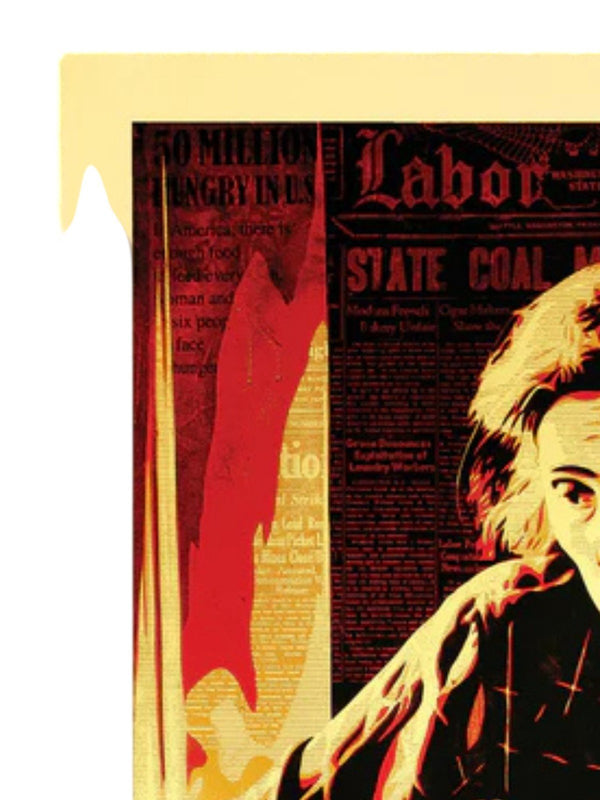 Shepard Fairey OBEY Two Americas 2016 Serigraph Signed Numbered Ed/100 30x40 - Gauntlet Gallery