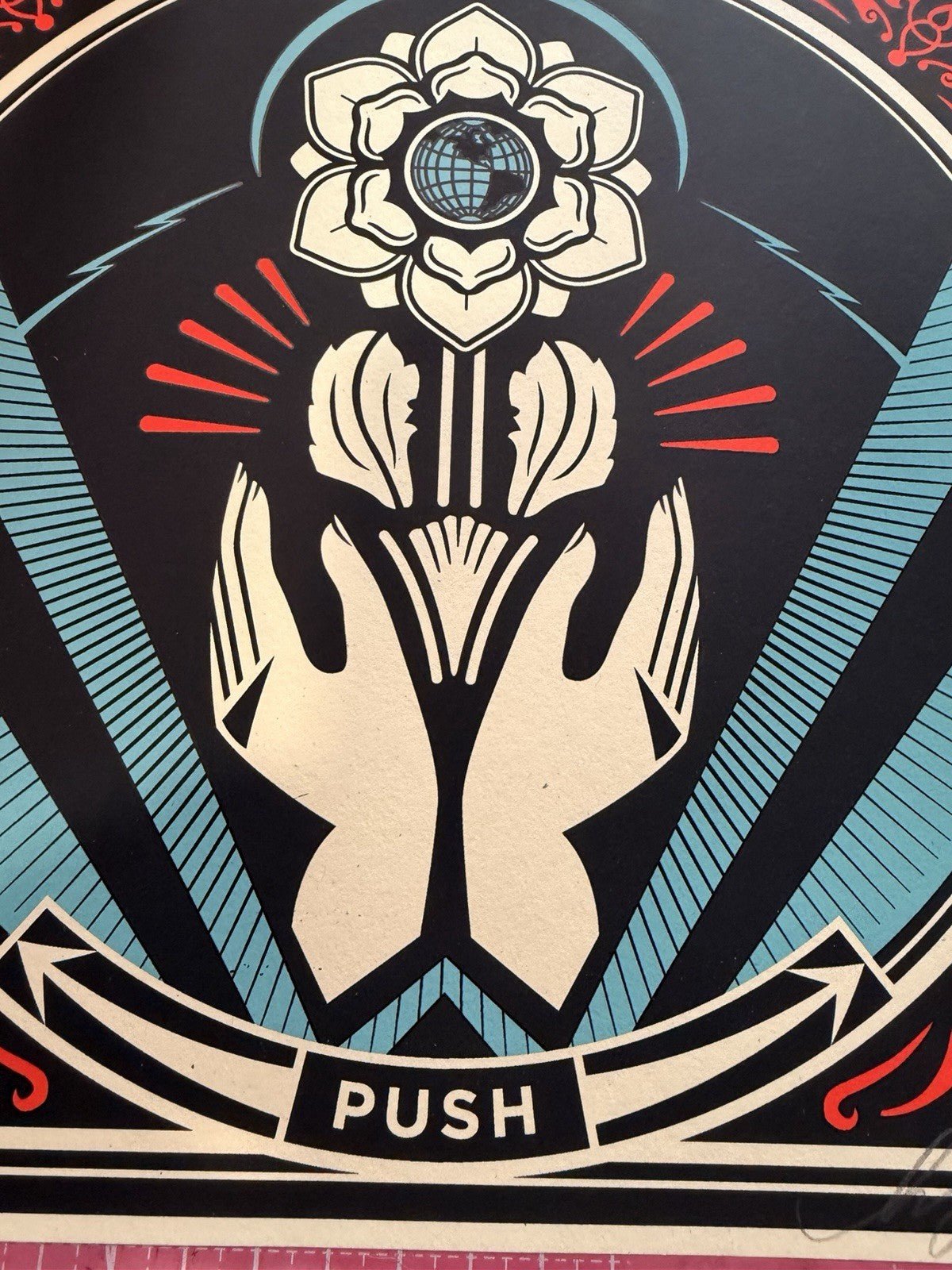 Shepard Fairey PUSH Artist Proof AP Revolutionary Love 2021 Signed Print - Gauntlet Gallery