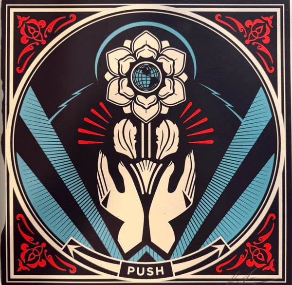 Shepard Fairey PUSH Artist Proof AP Revolutionary Love 2021 Signed Print - Gauntlet Gallery