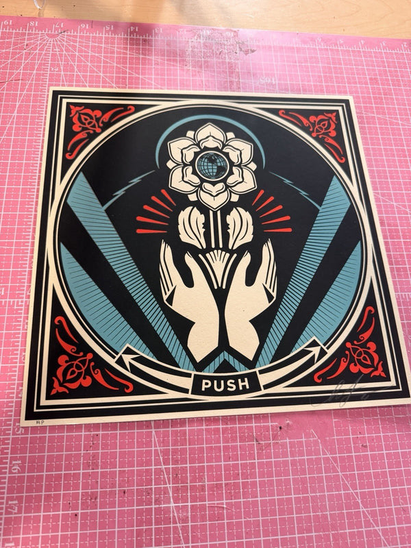 Shepard Fairey PUSH Artist Proof AP Revolutionary Love 2021 Signed Print - Gauntlet Gallery