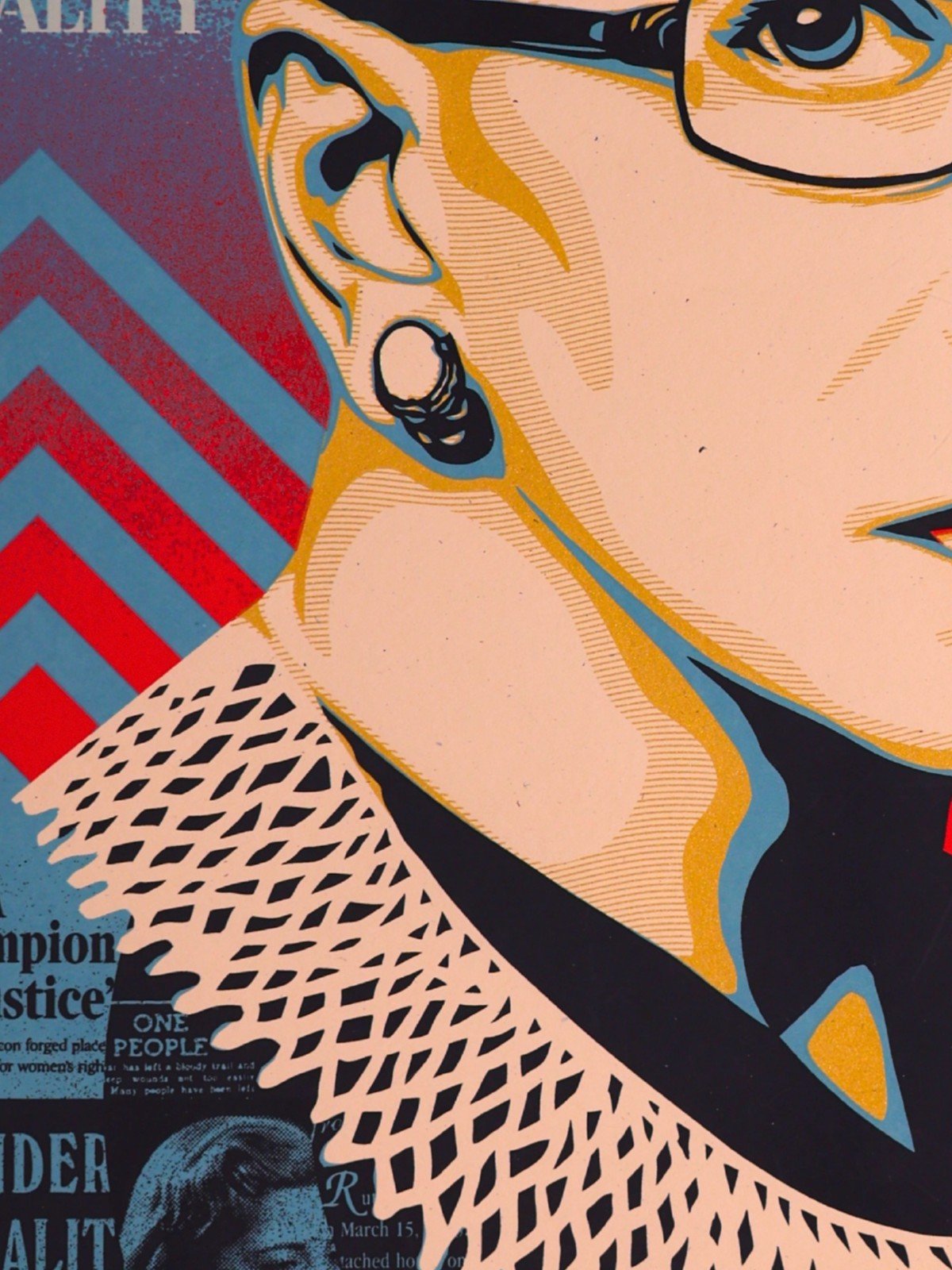 Shepard Fairey RBG A Champion of Justice Signed Limited Edition Print A/P 2021 - Gauntlet Gallery