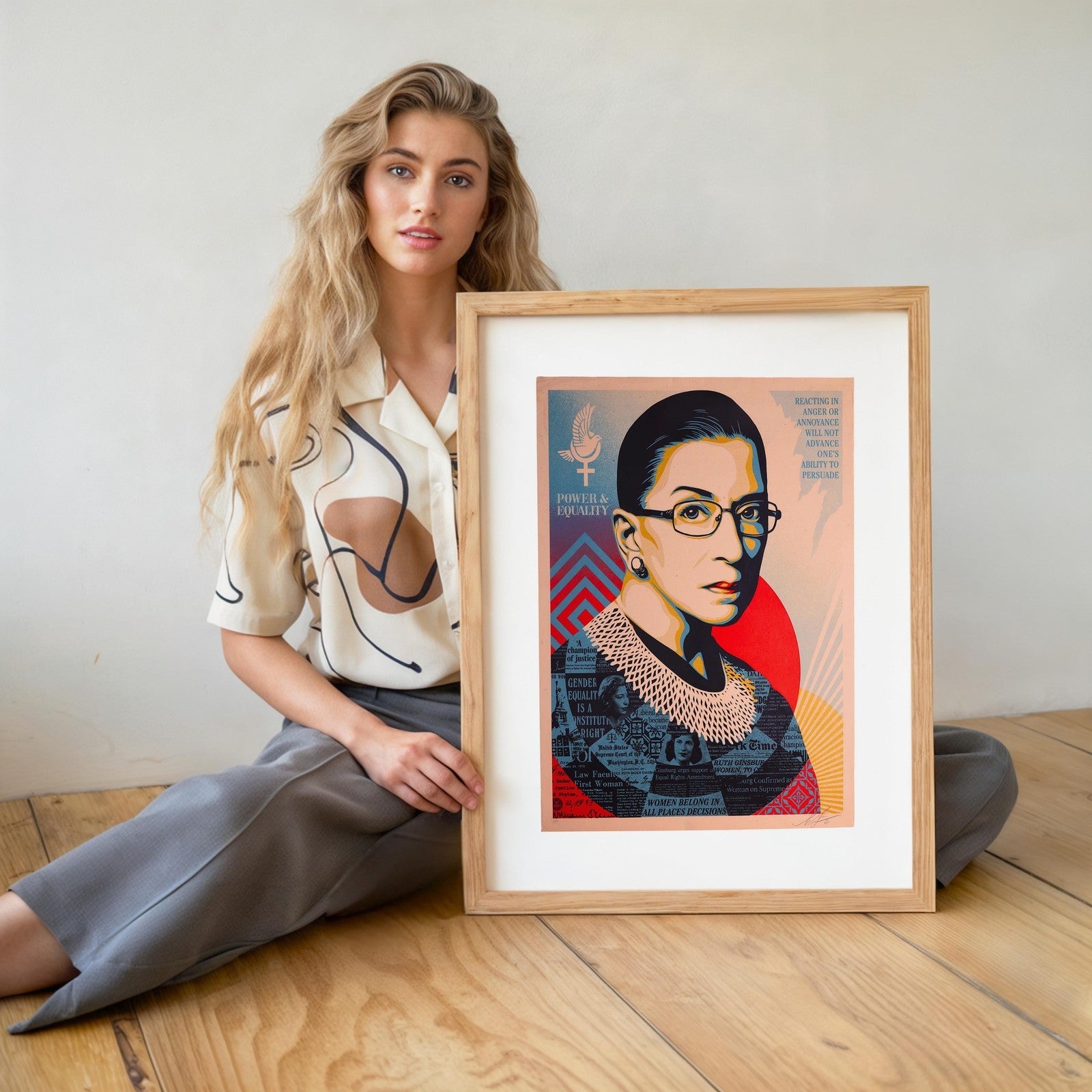 Shepard Fairey RBG A Champion of Justice Signed Limited Edition Print A/P 2021 - Gauntlet Gallery