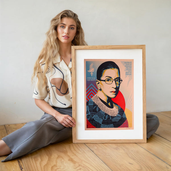 Shepard Fairey RBG A Champion of Justice Signed Limited Edition Print A/P 2021 - Gauntlet Gallery