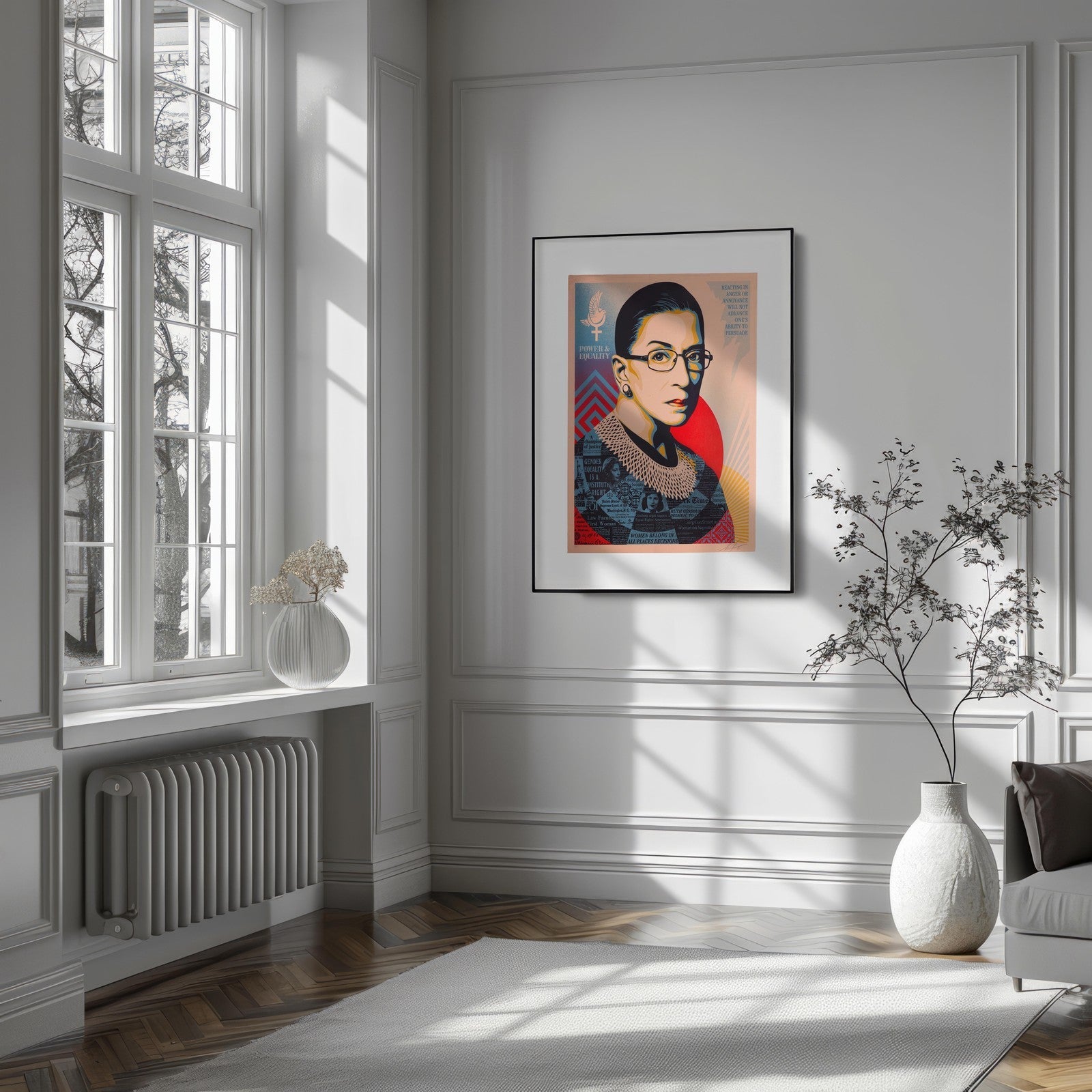 Shepard Fairey RBG A Champion of Justice Signed Limited Edition Print A/P 2021 - Gauntlet Gallery
