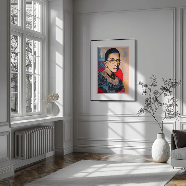 Shepard Fairey RBG A Champion of Justice Signed Limited Edition Print A/P 2021 - Gauntlet Gallery
