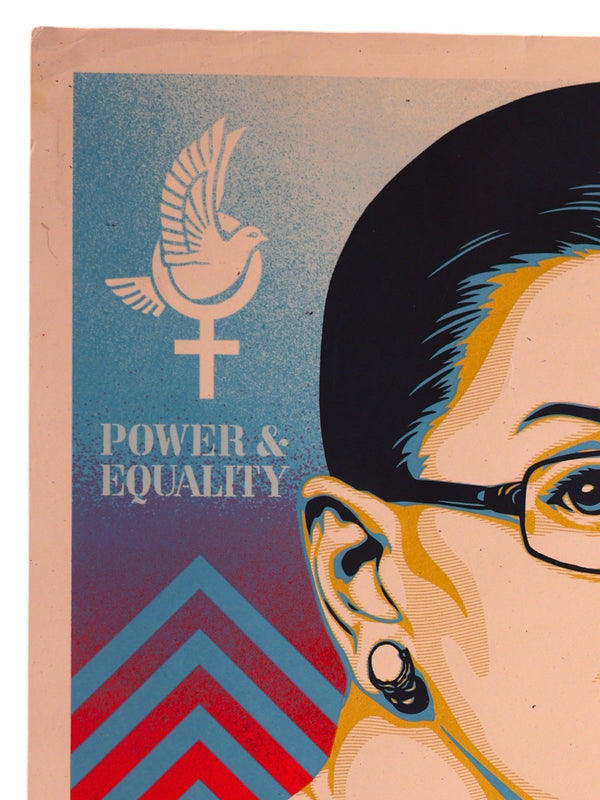 Shepard Fairey RBG A Champion of Justice Signed Limited Edition Print A/P 2021 - Gauntlet Gallery