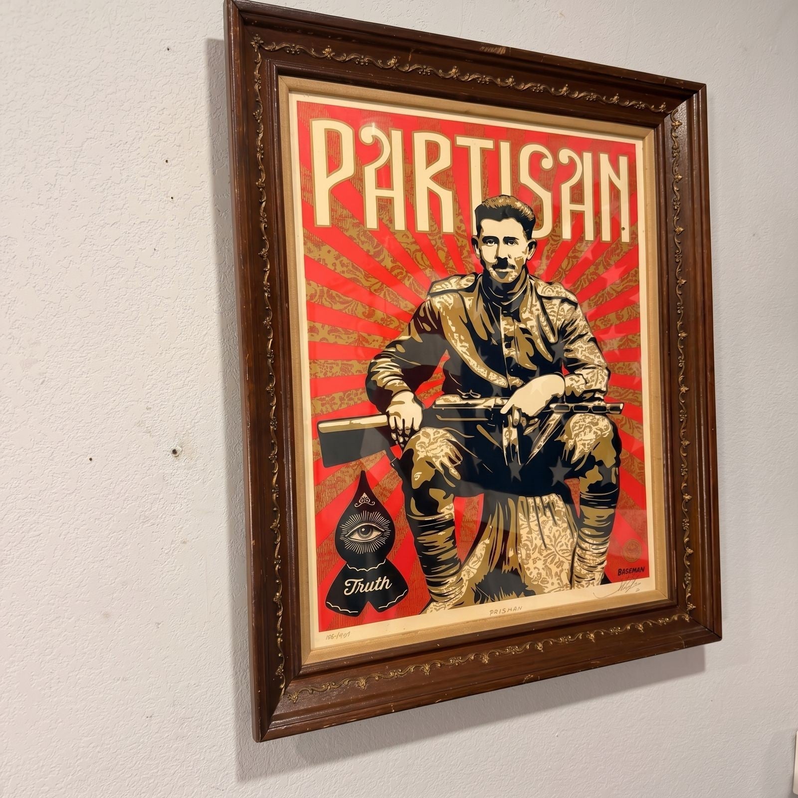 Shepard Fairey Shepard Fairey x Gary Baseman collaborate on Partisan print Signe - Gauntlet Gallery